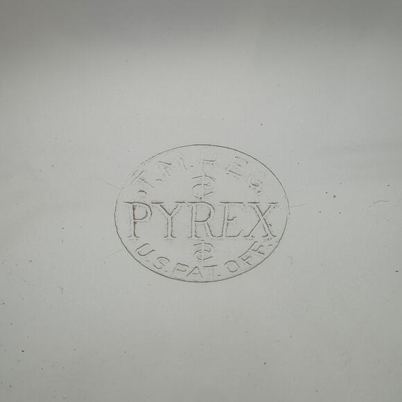 PYREX Platter 1940’s Glass Yellow Tint 10 3/4” X 15” OVAL Utility 316 - Picture 3 of 4